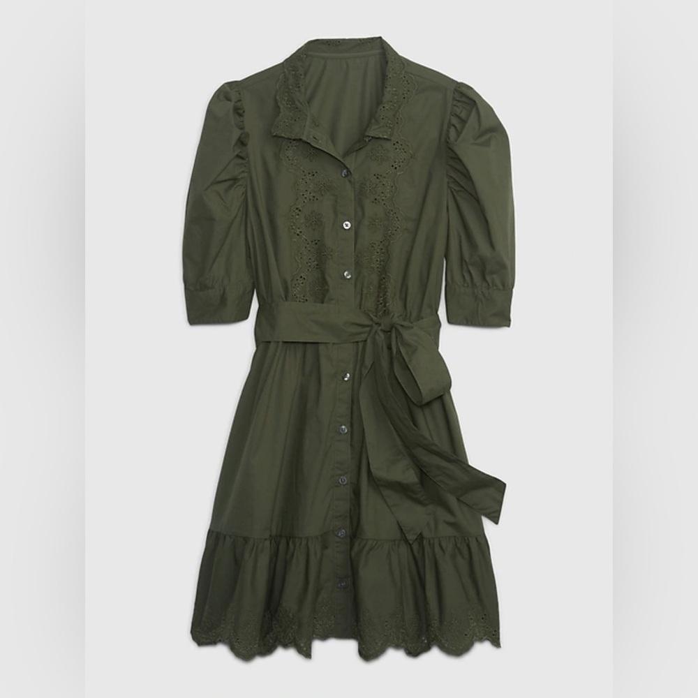GAP Olive Green Mini Dress - Like New